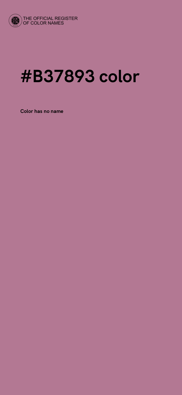 #B37893 color image