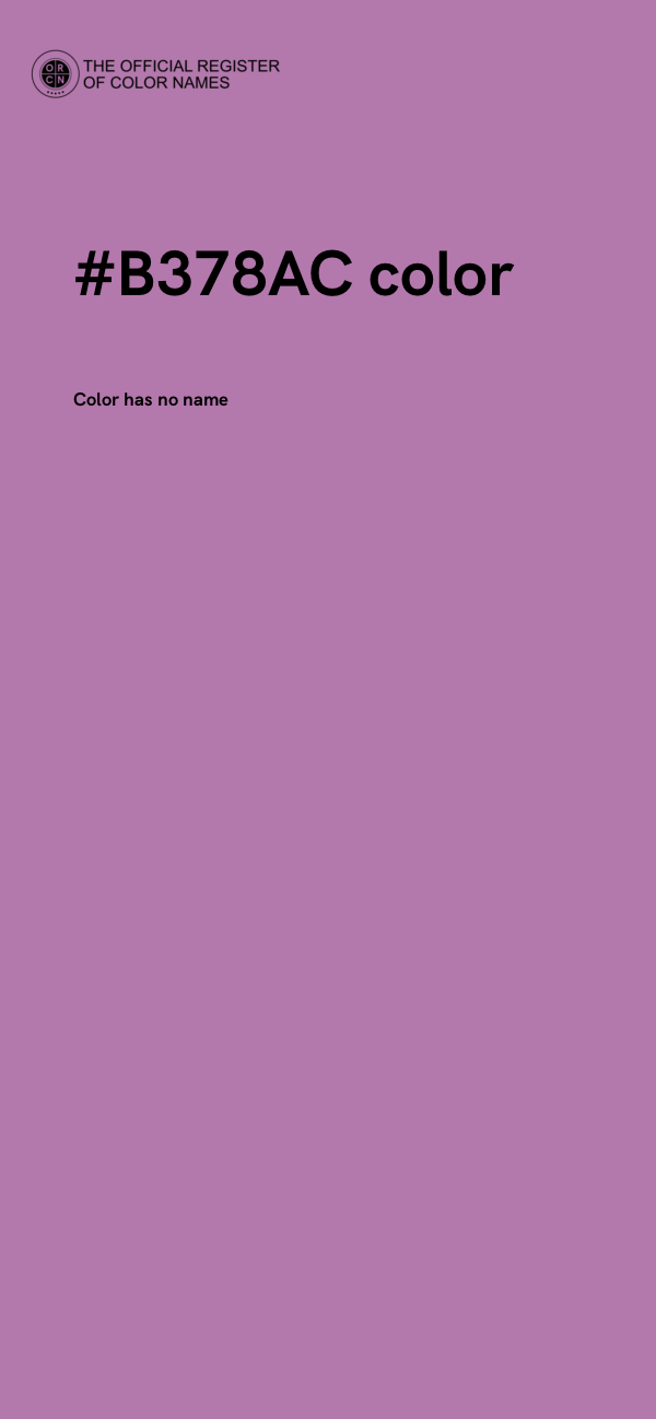 #B378AC color image