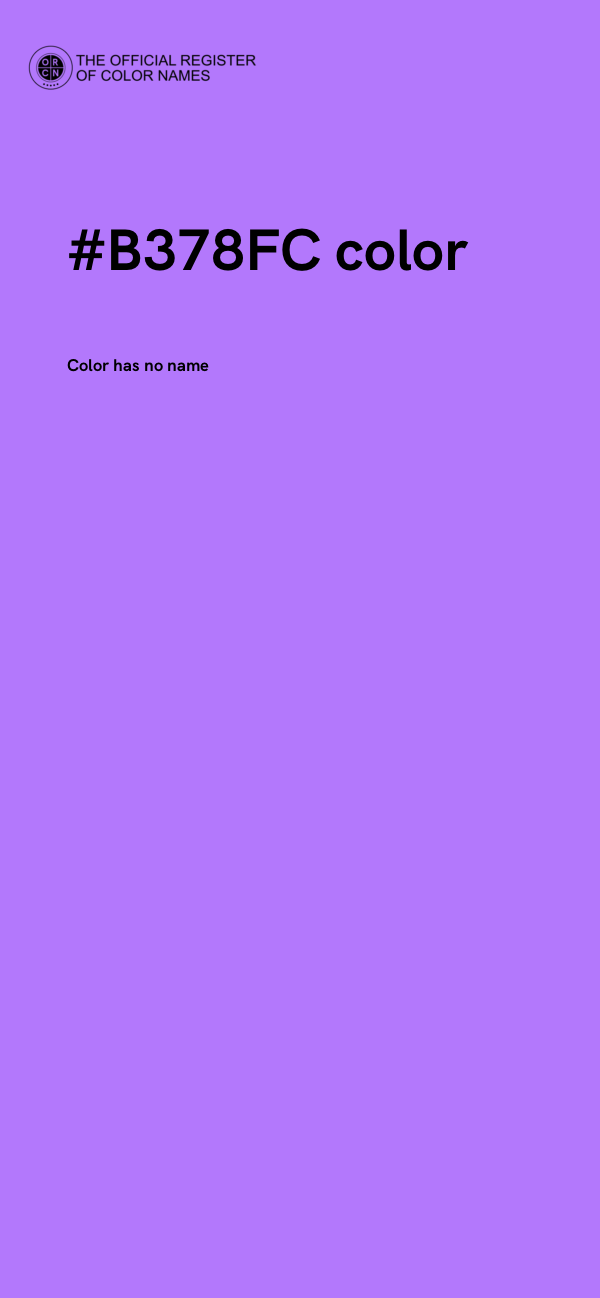 #B378FC color image