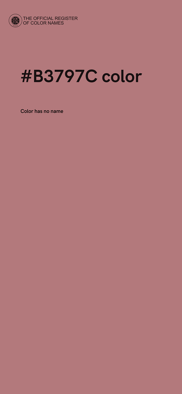 #B3797C color image