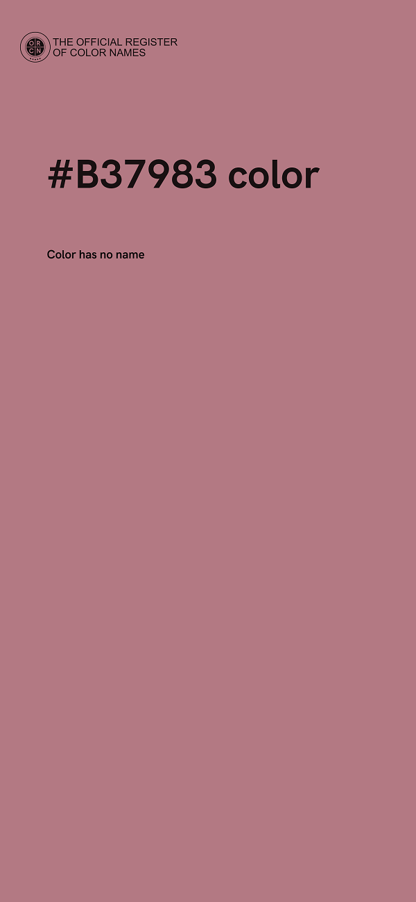 #B37983 color image