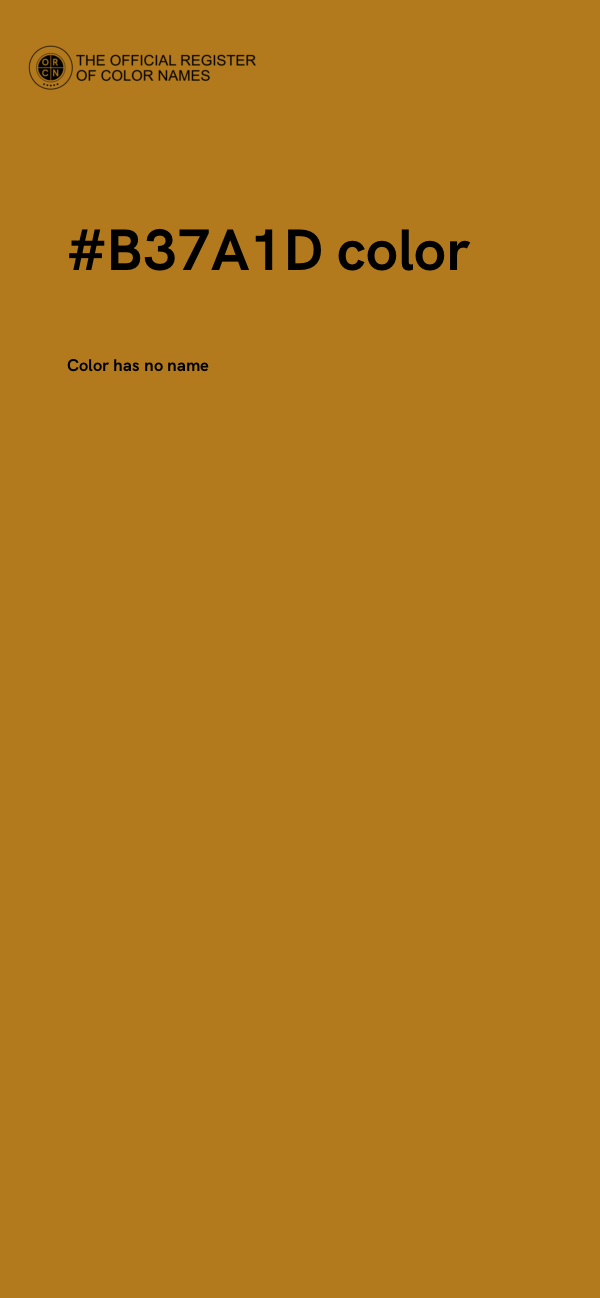 #B37A1D color image
