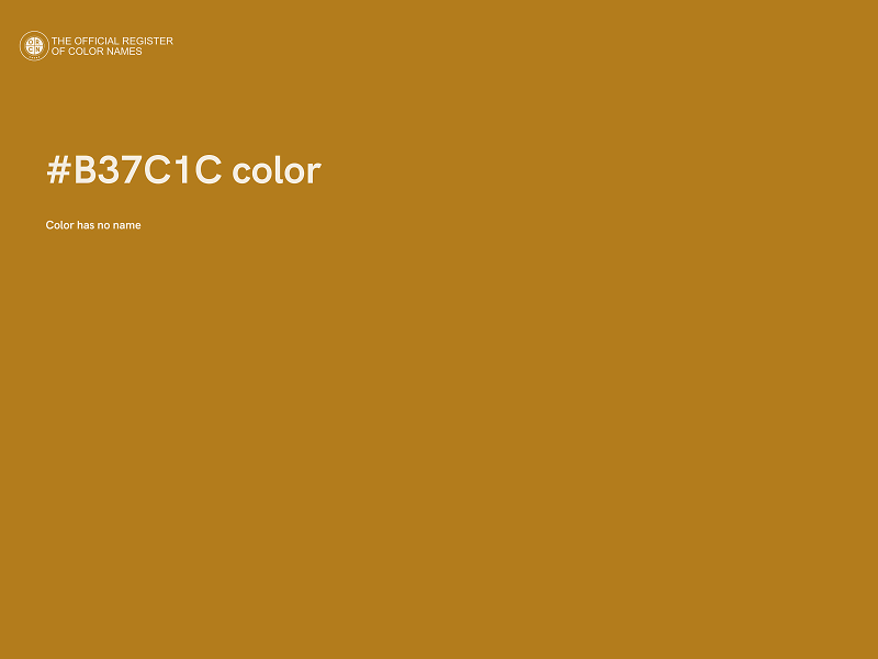 #B37C1C color image