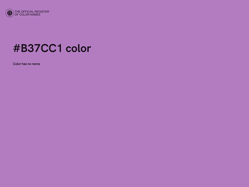 #B37CC1 color image