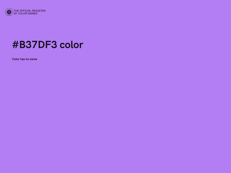#B37DF3 color image