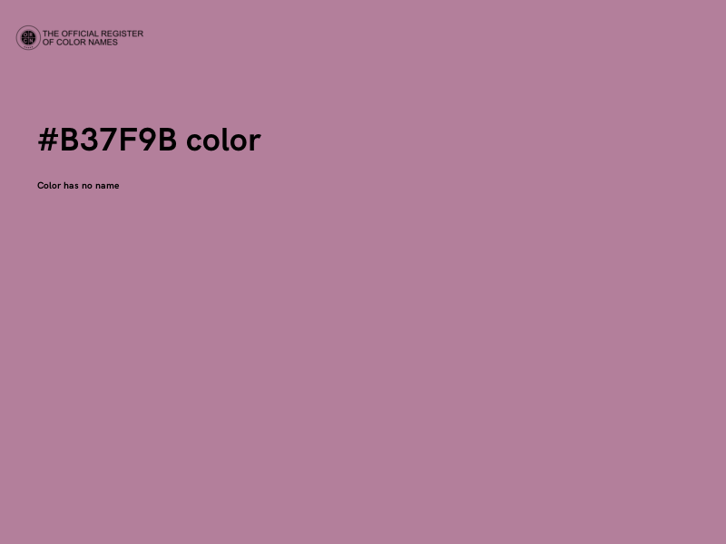 #B37F9B color image