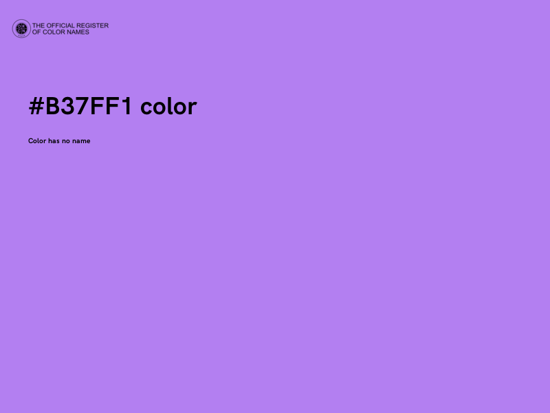 #B37FF1 color image