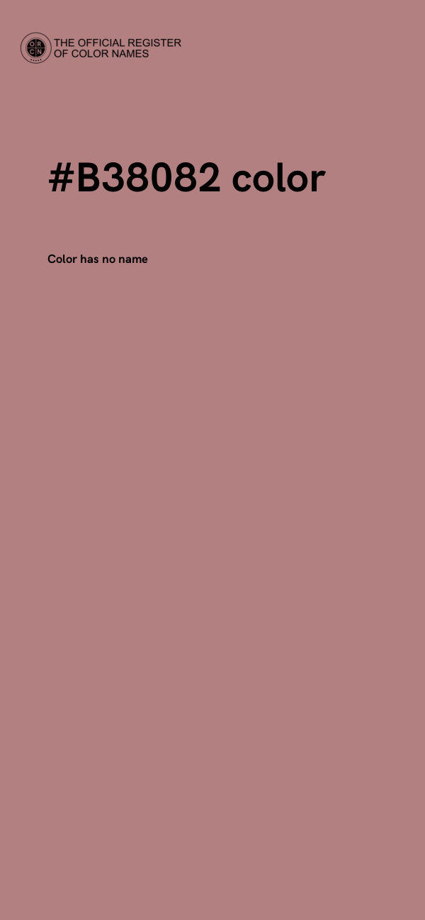 #B38082 color image