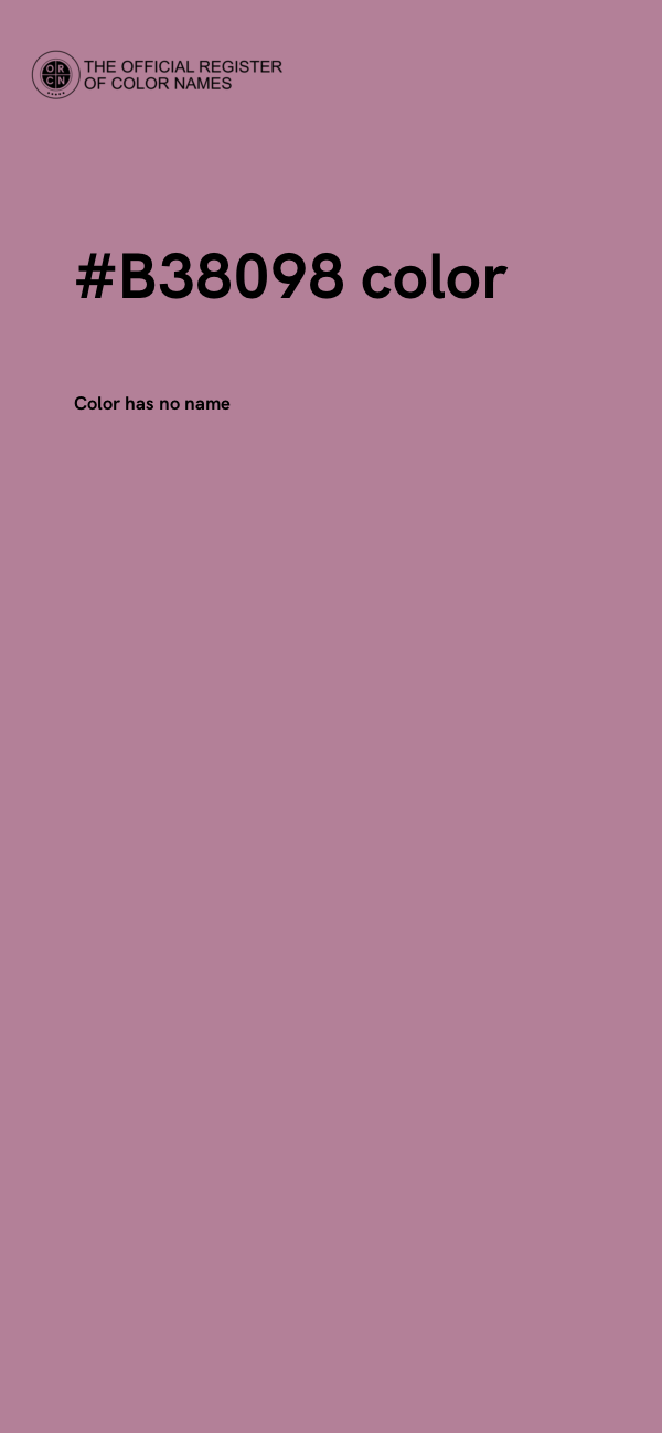 #B38098 color image
