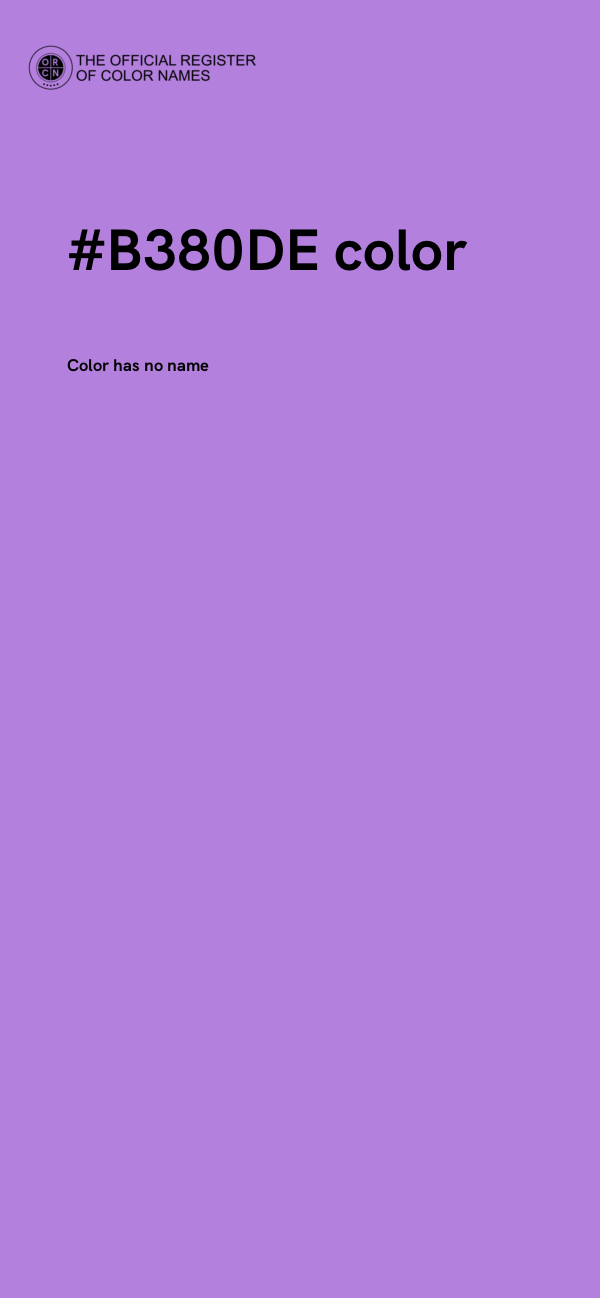 #B380DE color image
