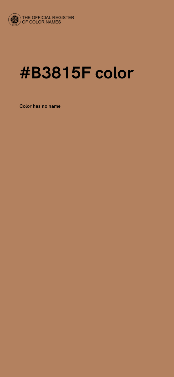 #B3815F color image