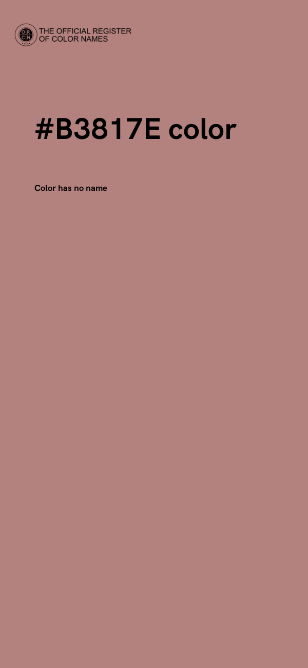 #B3817E color image