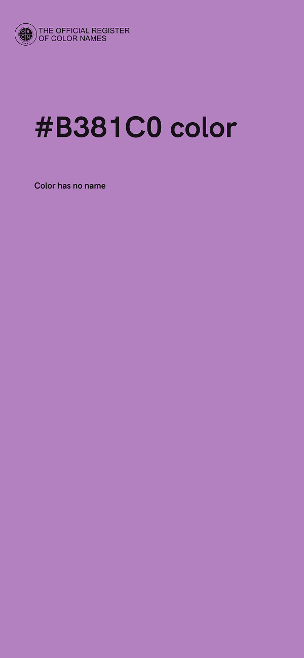 #B381C0 color image
