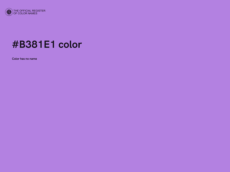 #B381E1 color image