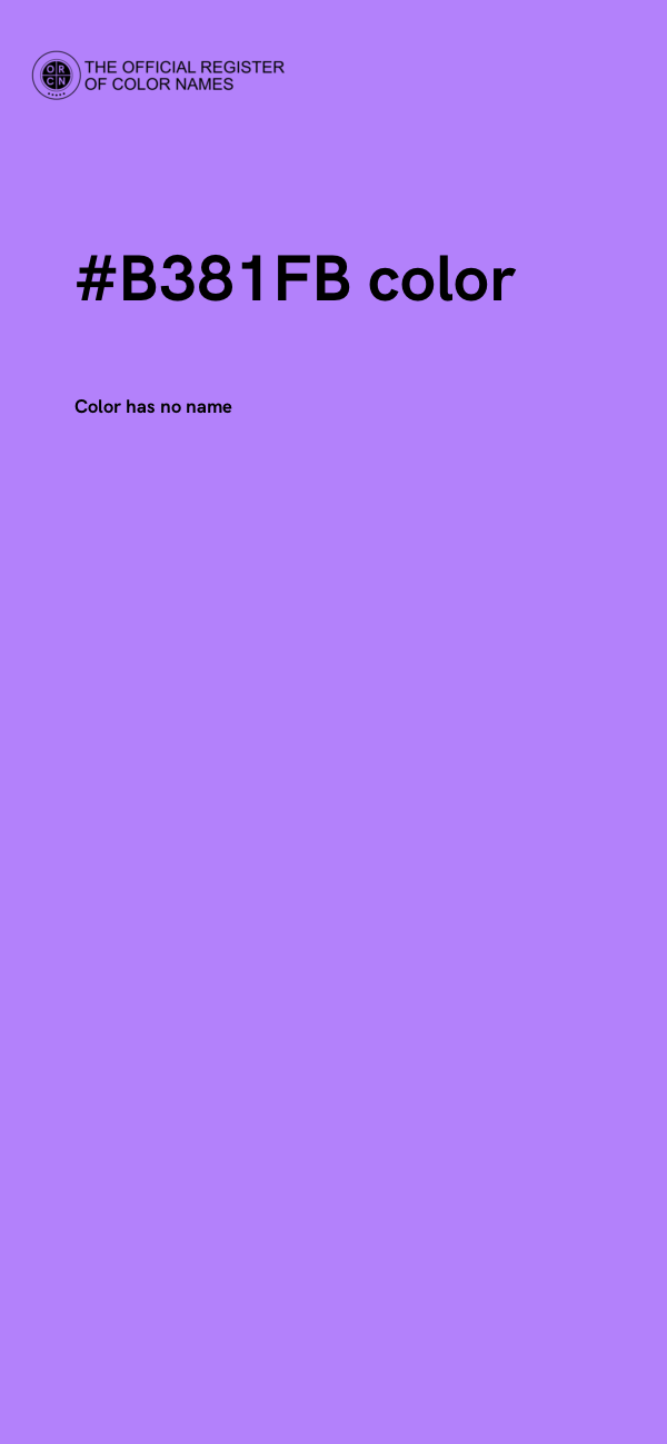 #B381FB color image