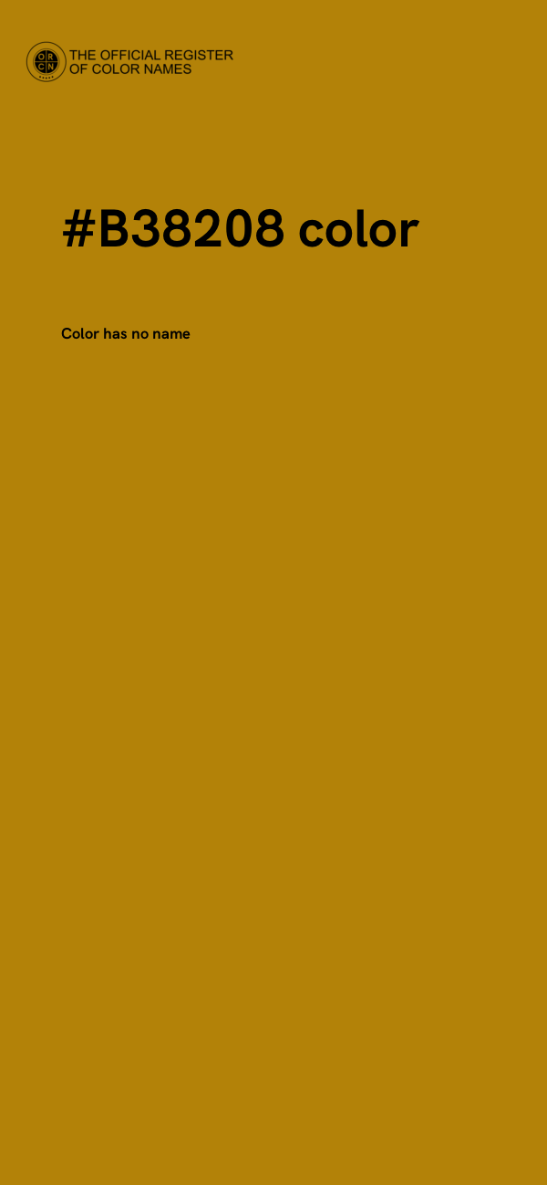 #B38208 color image