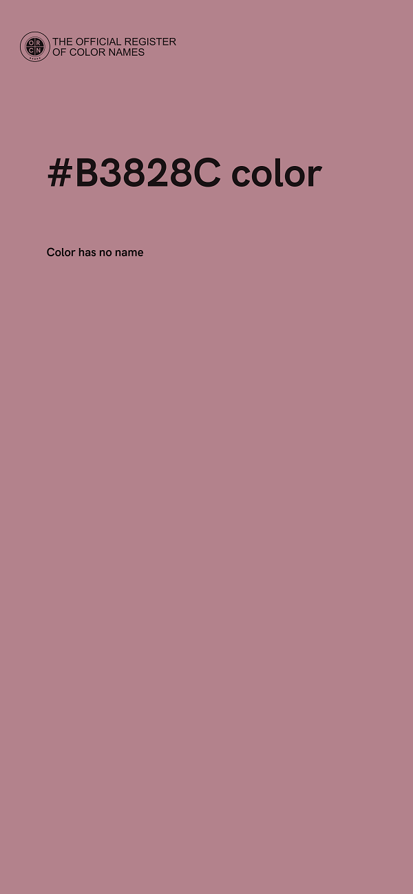 #B3828C color image
