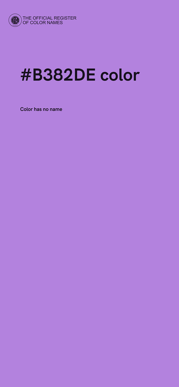 #B382DE color image