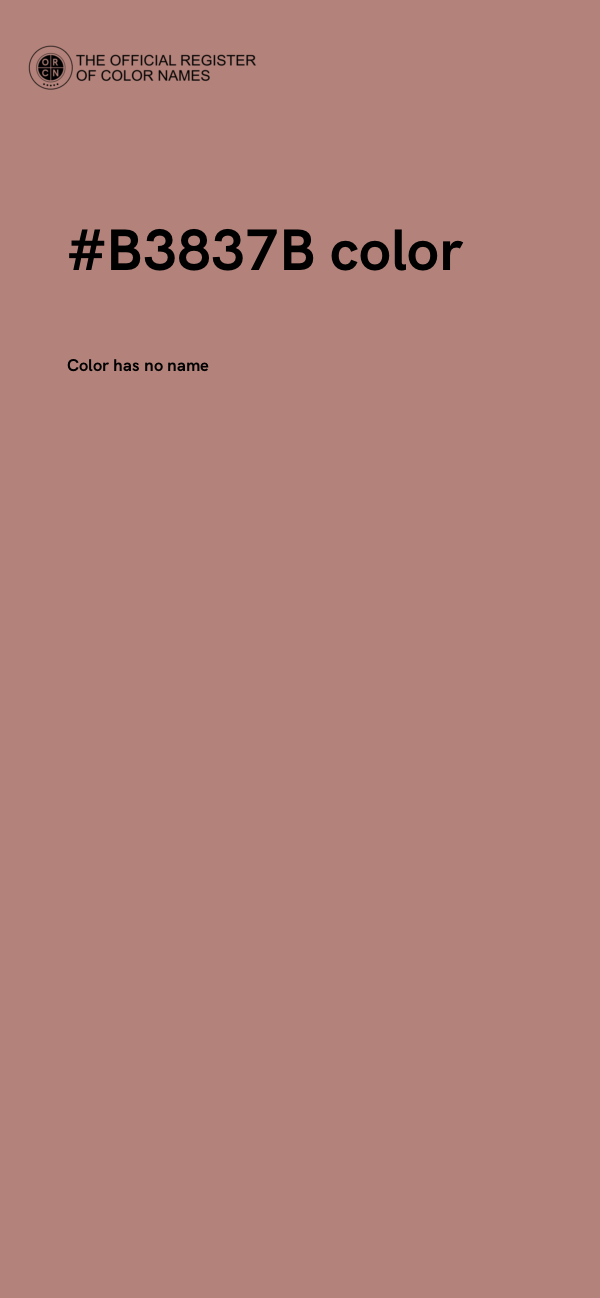 #B3837B color image