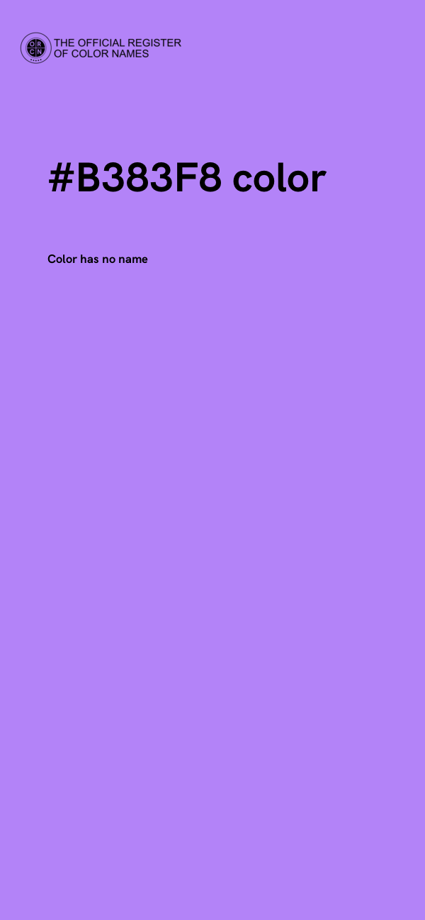 #B383F8 color image