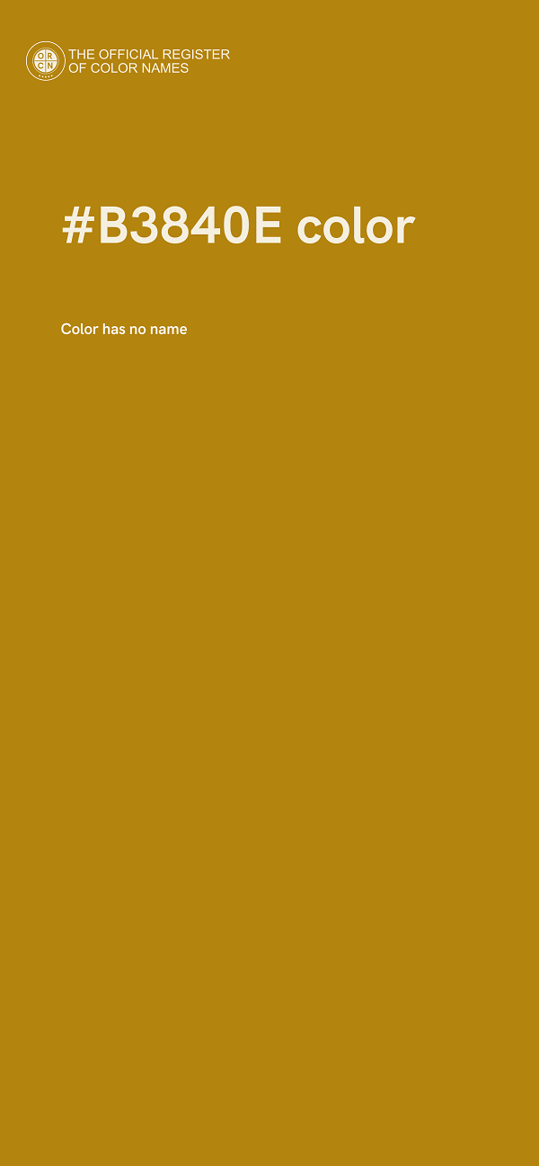 #B3840E color image