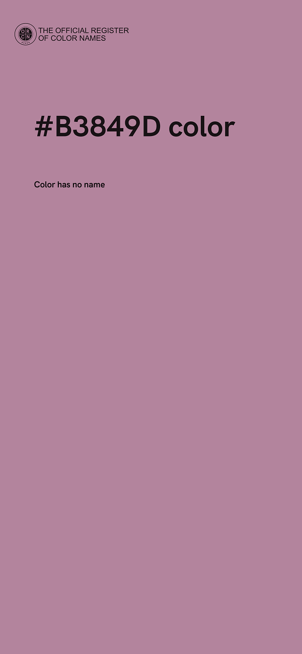 #B3849D color image