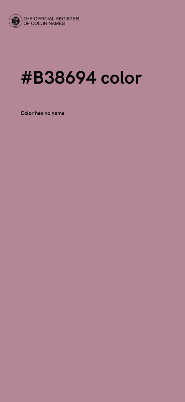 #B38694 color image