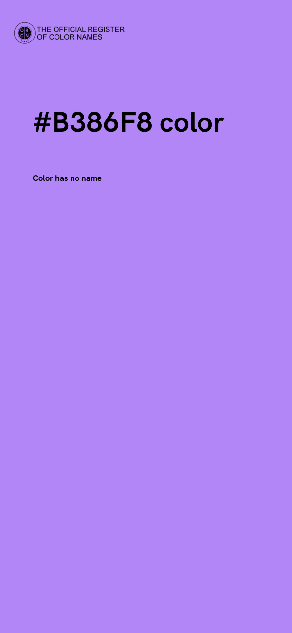 #B386F8 color image