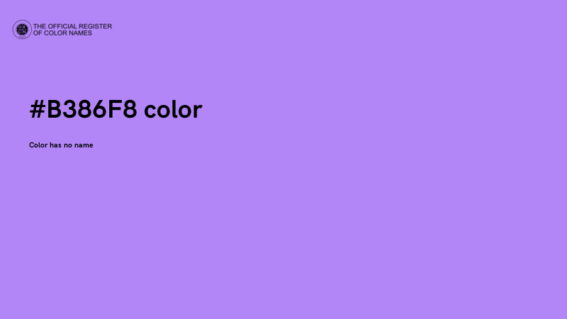 #B386F8 color image