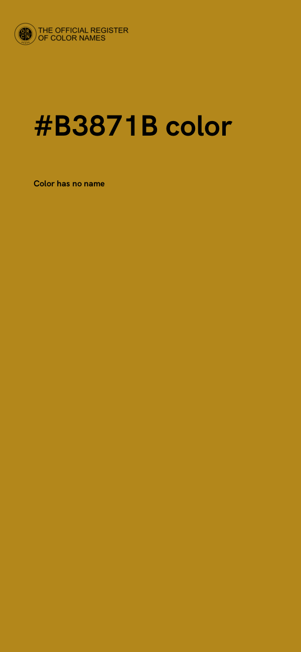 #B3871B color image