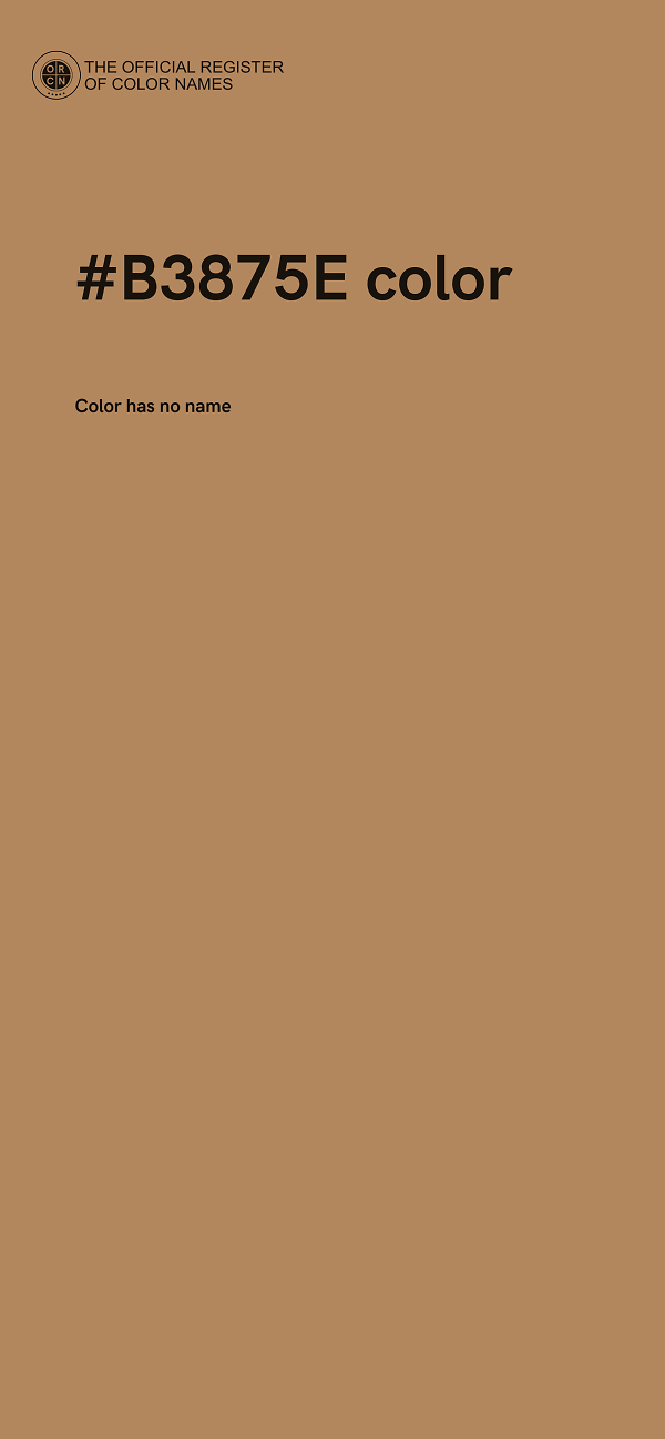 #B3875E color image