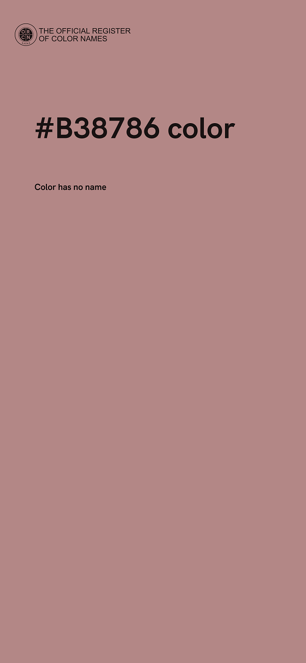 #B38786 color image