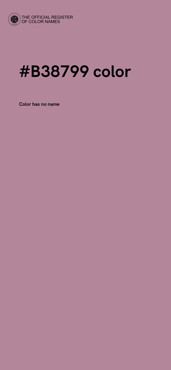 #B38799 color image