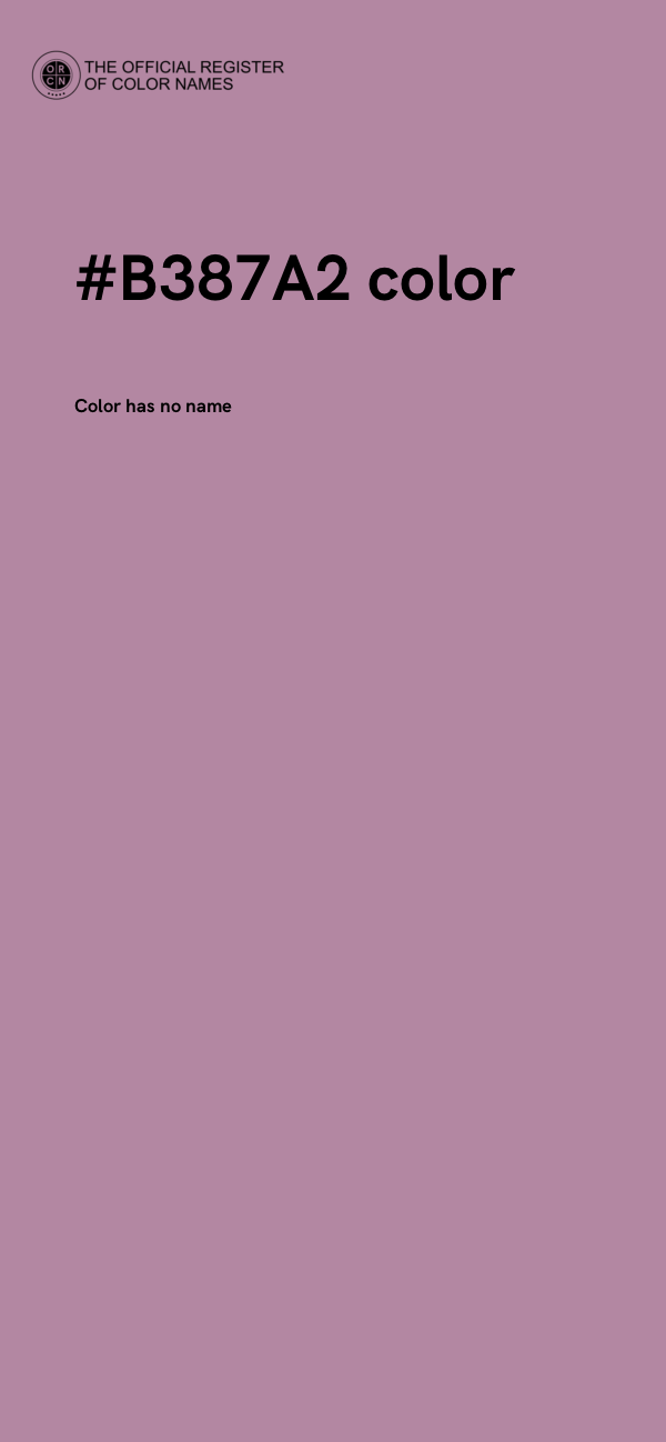 #B387A2 color image