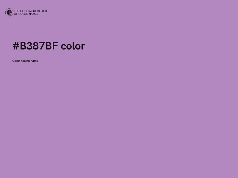 #B387BF color image