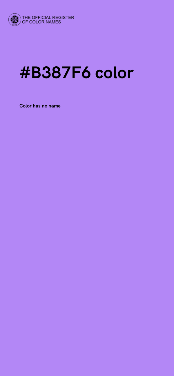 #B387F6 color image