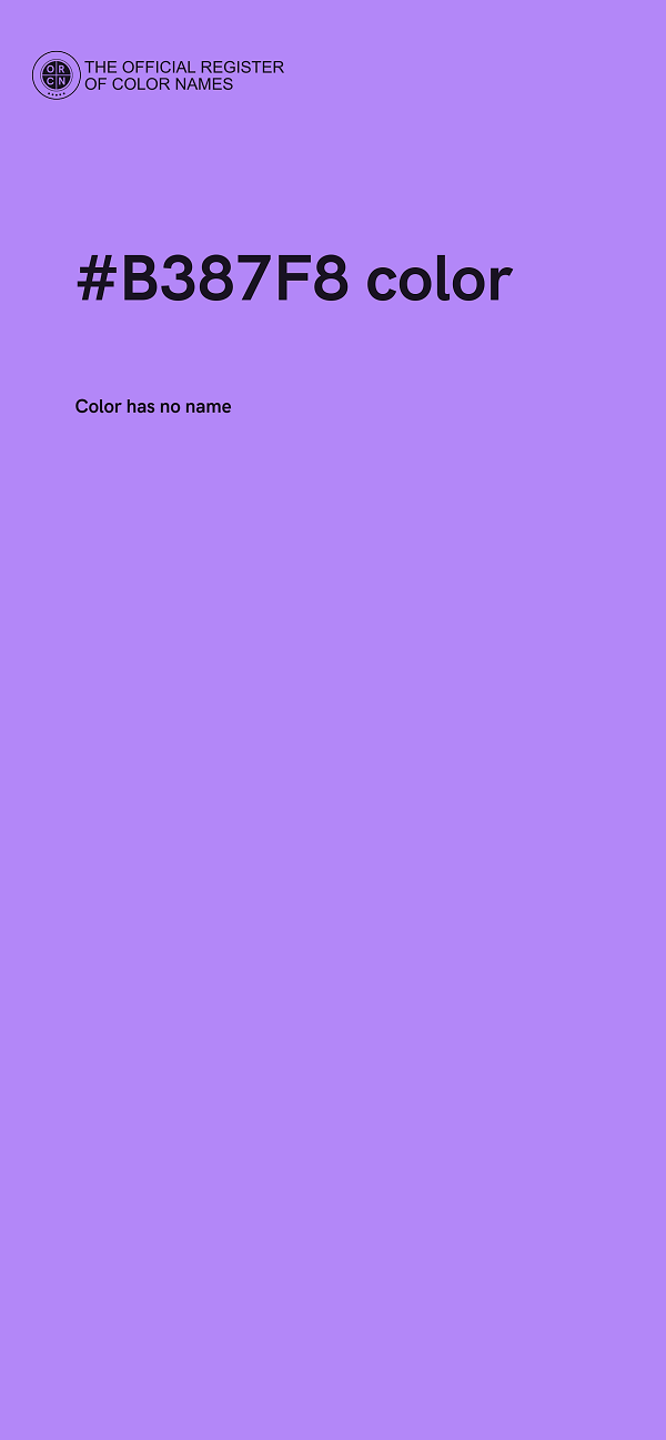 #B387F8 color image