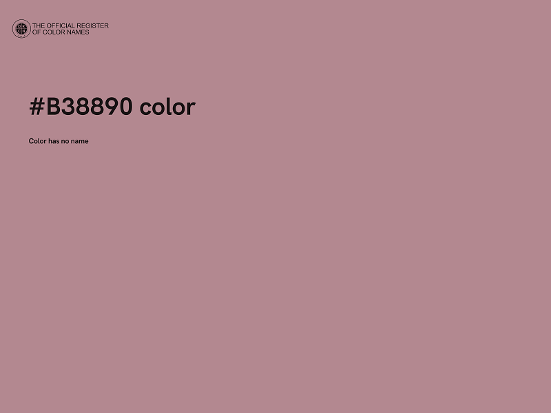 #B38890 color image