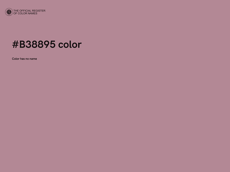 #B38895 color image