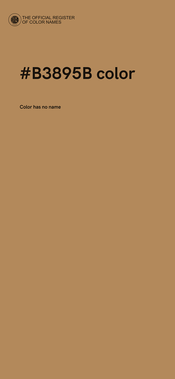 #B3895B color image