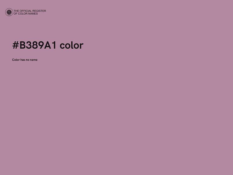 #B389A1 color image