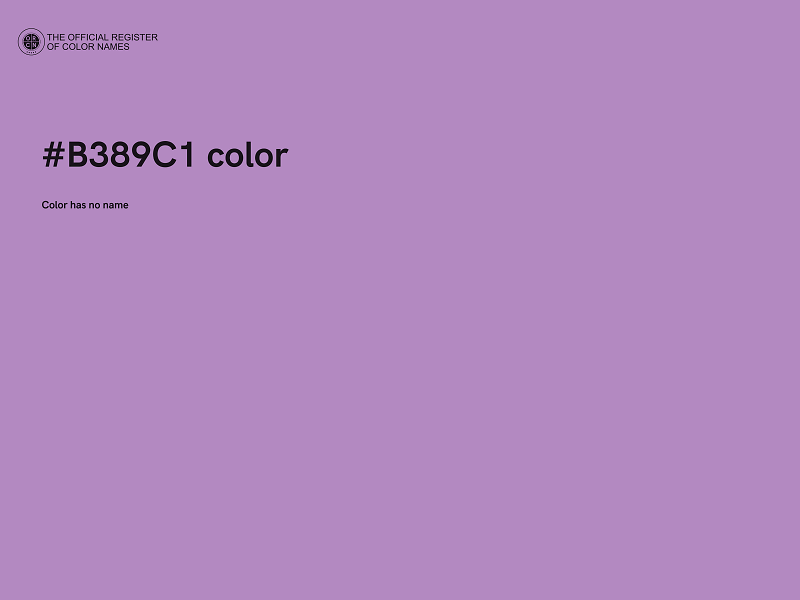 #B389C1 color image