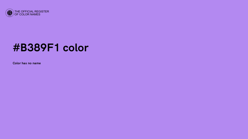 #B389F1 color image