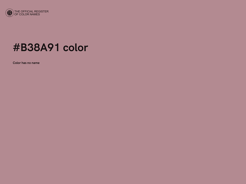 #B38A91 color image