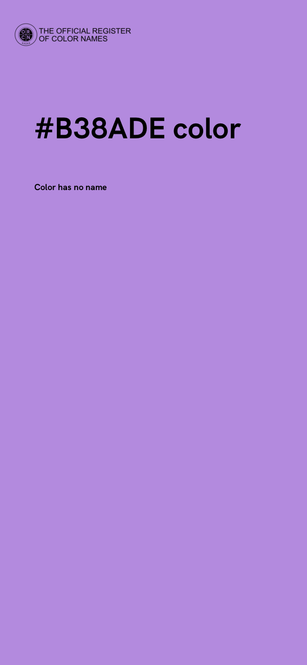 #B38ADE color image