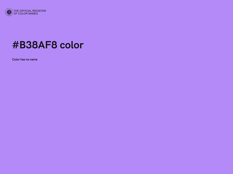 #B38AF8 color image