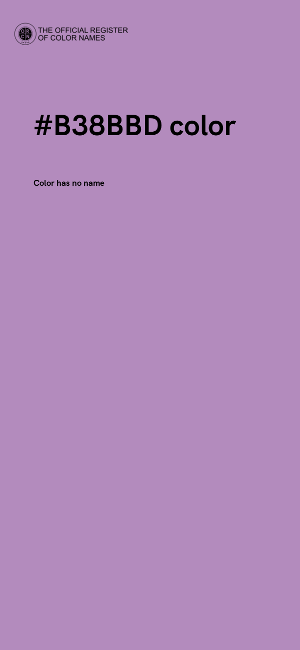 #B38BBD color image
