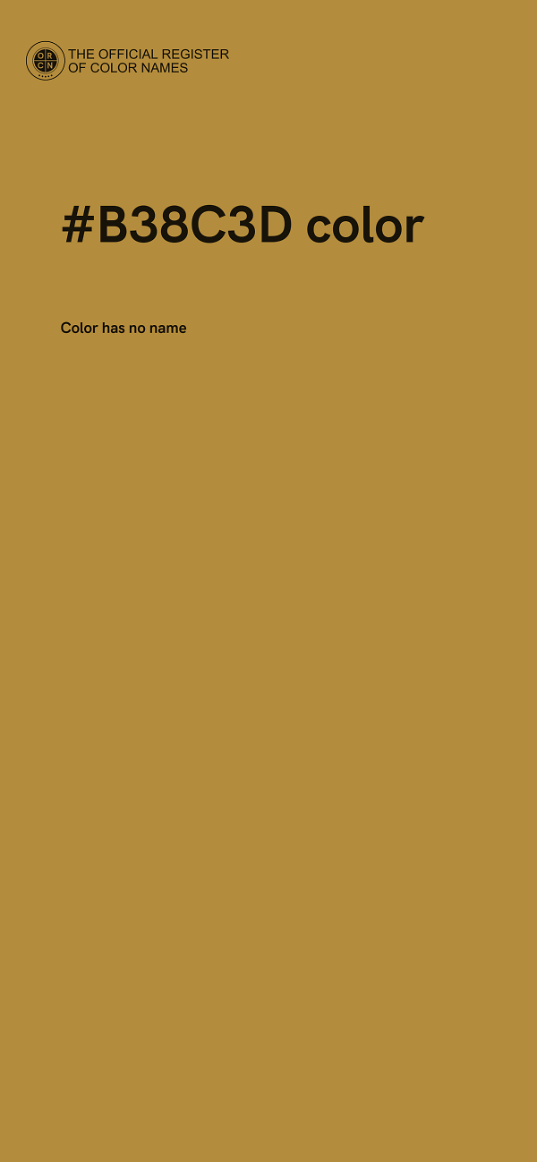 #B38C3D color image