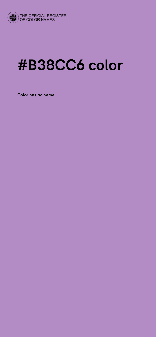 #B38CC6 color image