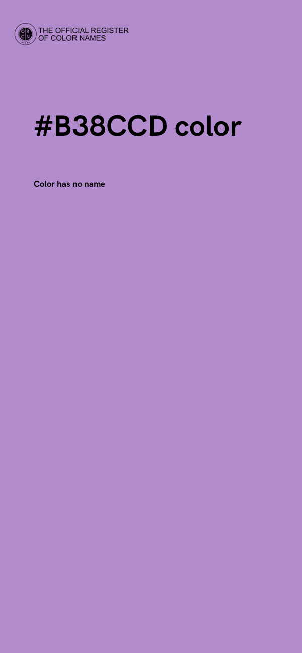 #B38CCD color image